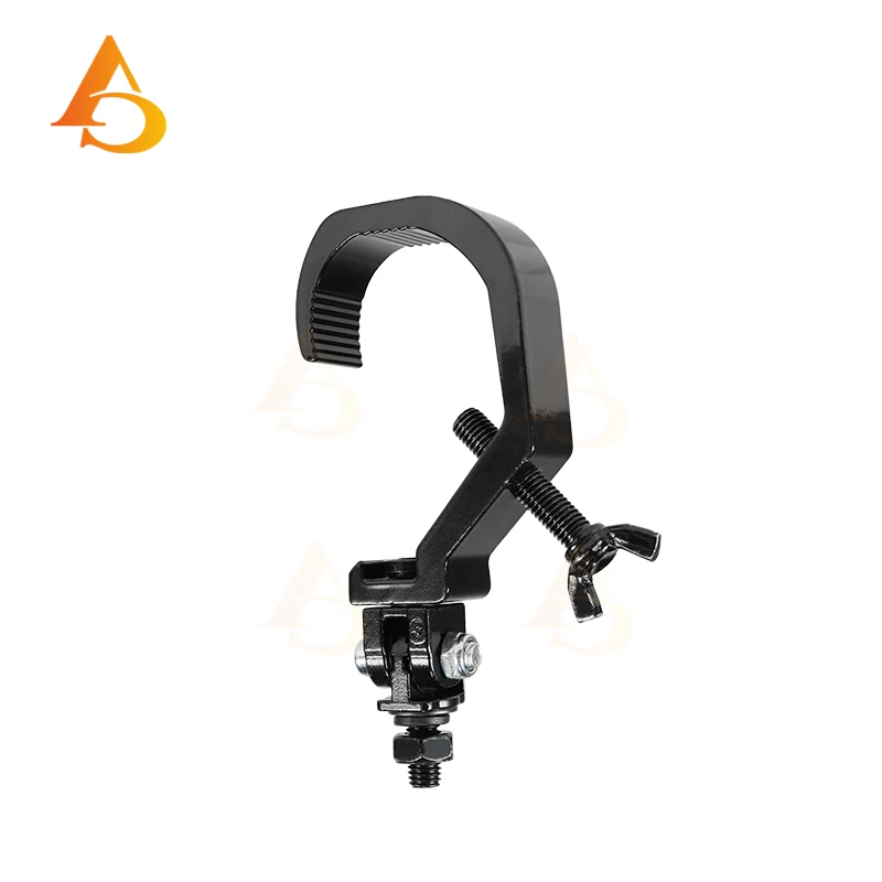 40-58mm Square Tube Mount Folding Clamps Aluminum Truss Round Pipe Stage Lighting Fold Clamp Hooks For DJ LED Par Light Beam