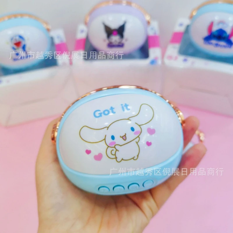 

2024 New Sanrio Hello Kitty Kuromi Cinnamoroll Bluetooth Speaker Sound Box Small Portable Ins Anime Kawaii Cartoon Creative Gift