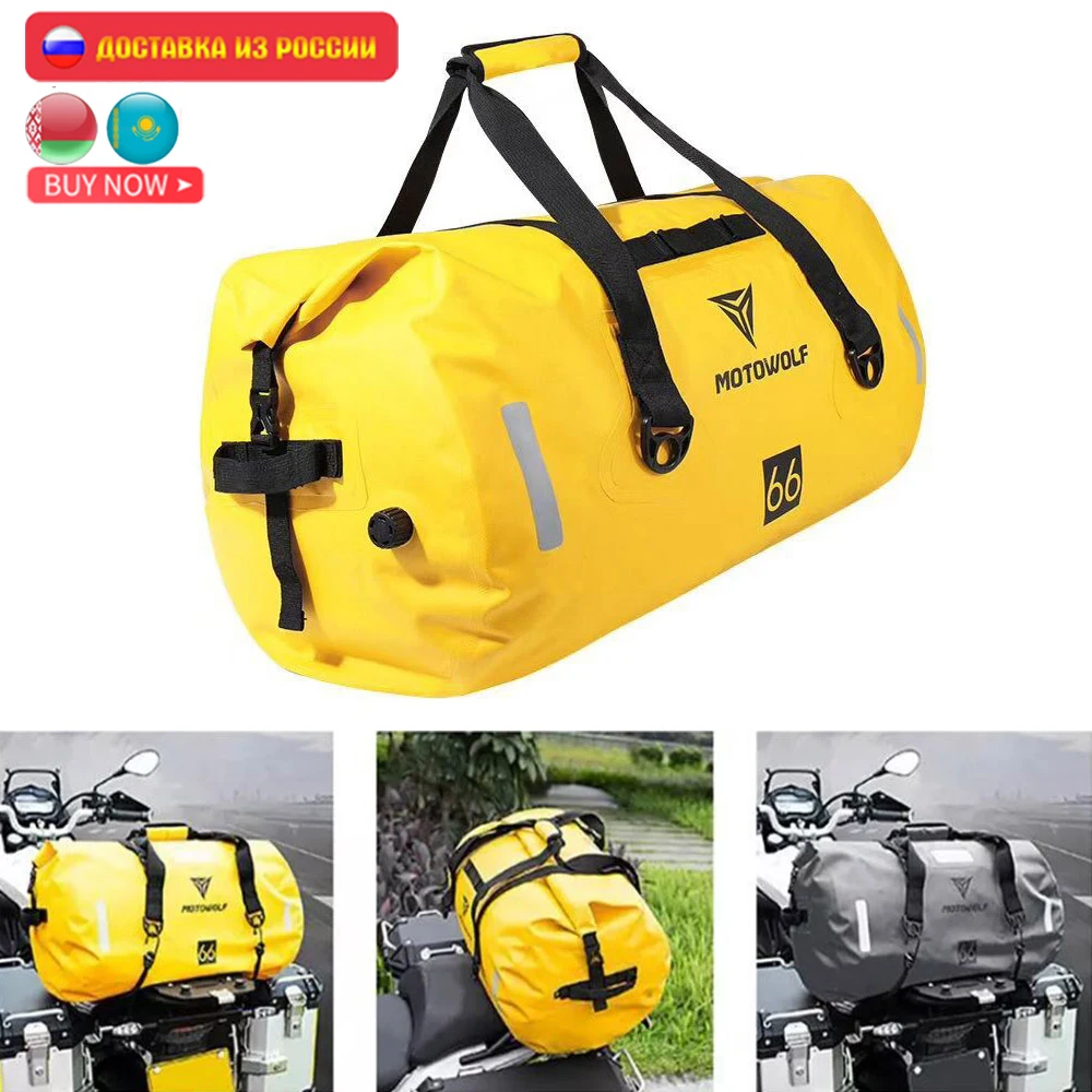 WaterproofBag40L66L90LMotorcycleDryDuffelBagforTravel