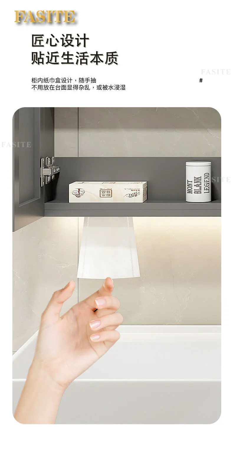 Description Picture 5 of itemMetal Washbasin Bath Mirrors Bathroom Cabinet Storage Drawer Display Bath Mirrors Wall Shelf Casa Arredo Room Furniture