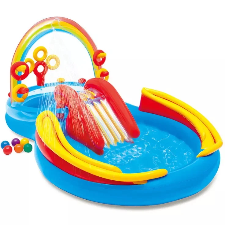 

INTEX 57453 Rainbow Ring Play Center inflatable swimming pool above ground outdoor