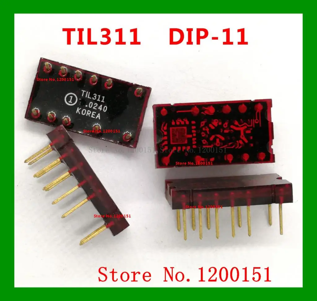 TIL311 11 PIN LED DISPLAY INTEGRATED CIRCUIT ''UK COMPANY