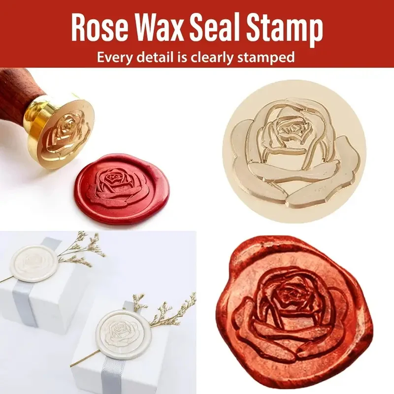 

Fire Paint Seal Retro Wax Seal Embossed Stamp Scrapbook Supplies Wedding Postal DIY Tree Of Life Scrapbook Decoration Flower