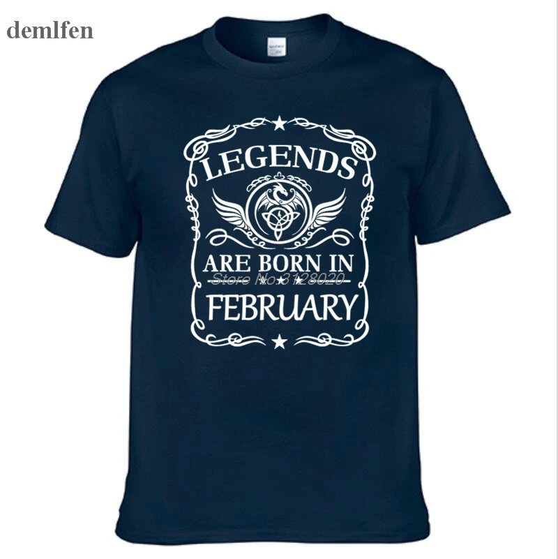 Fashion Legends February Cotton Casual Unisex Oversized T-Shirt