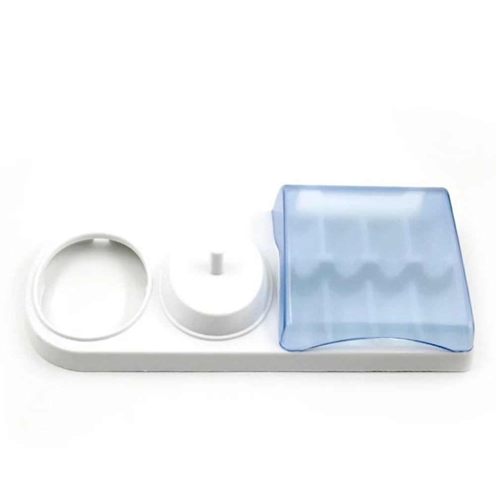 Portable Electric Toothbrush Holder for Oral B Travel Safe Case Box Toothbrush Bathroom Storage Case with 4 Brush Head Box Cover