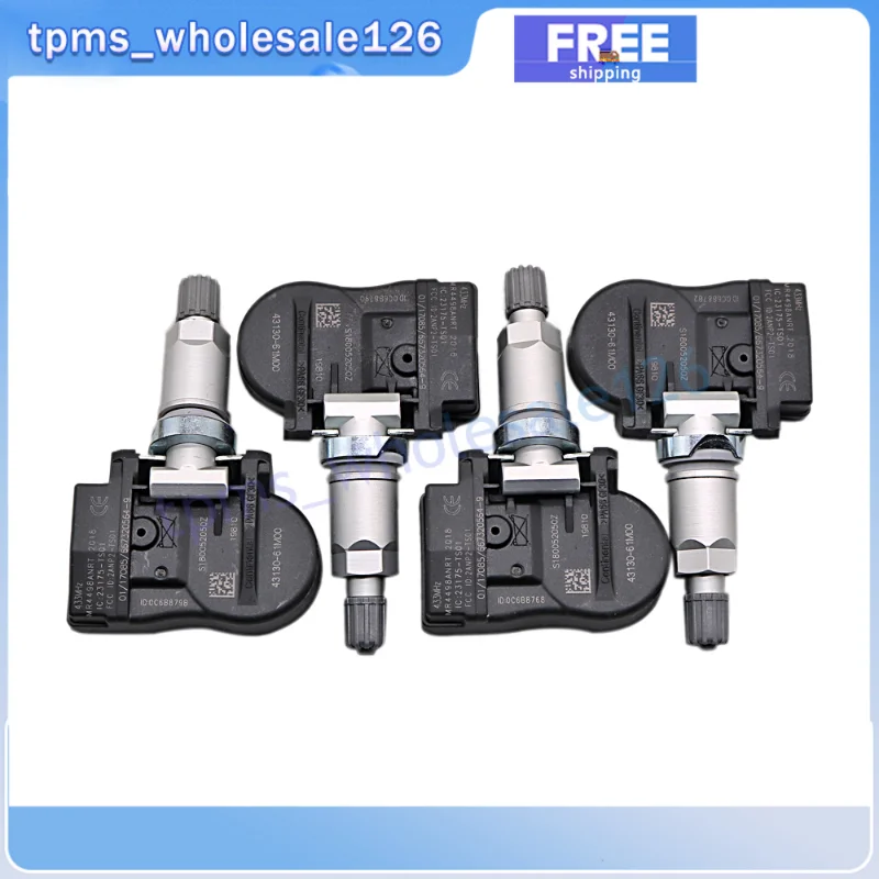 Ÿ̾ з ͸  Ʈ, Ű  ߷ ׷ Ÿ II  Űڽ SX4 Ÿ TPMS, 433MHZ, 43130-61M00, 4 