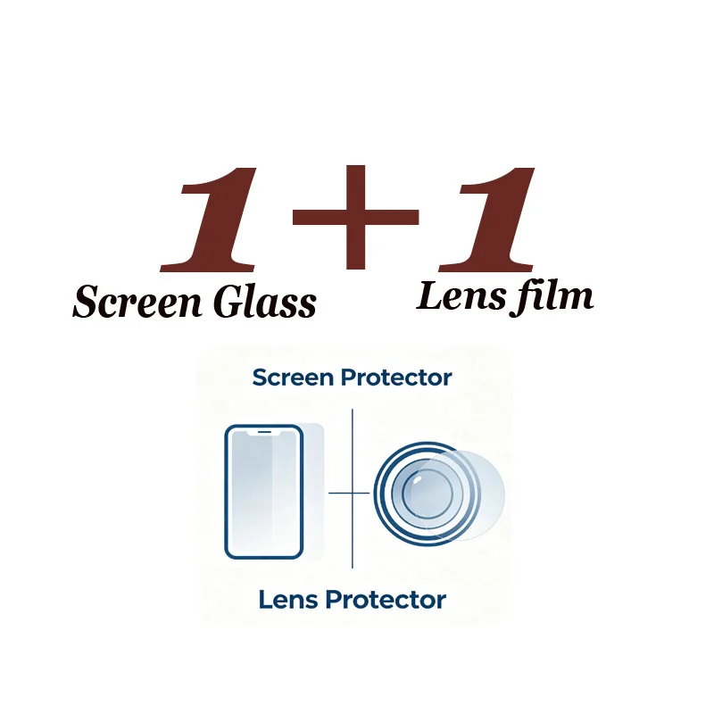 Premium Full Cover Screen and Lens Protector for Enhanced Smartphone Display