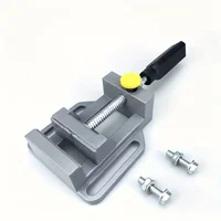 1PC Precision Grip for Industrial Use-Heavy-Duty Aluminum Alloy Bench Vise with Flat Jaw - Quick Release, No Assembly Required 1