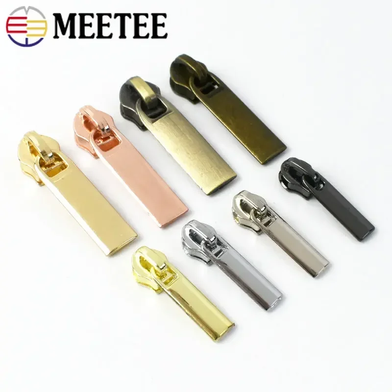 20Pcs 3#/5# Zipper Slider For Nylon Zippers Tape Garment Pocket Zip Pull Head Zips Repair Kit DIY Sewing Replacement Accessories zipper repair kit zipper pullers zipper sliders zipper heads