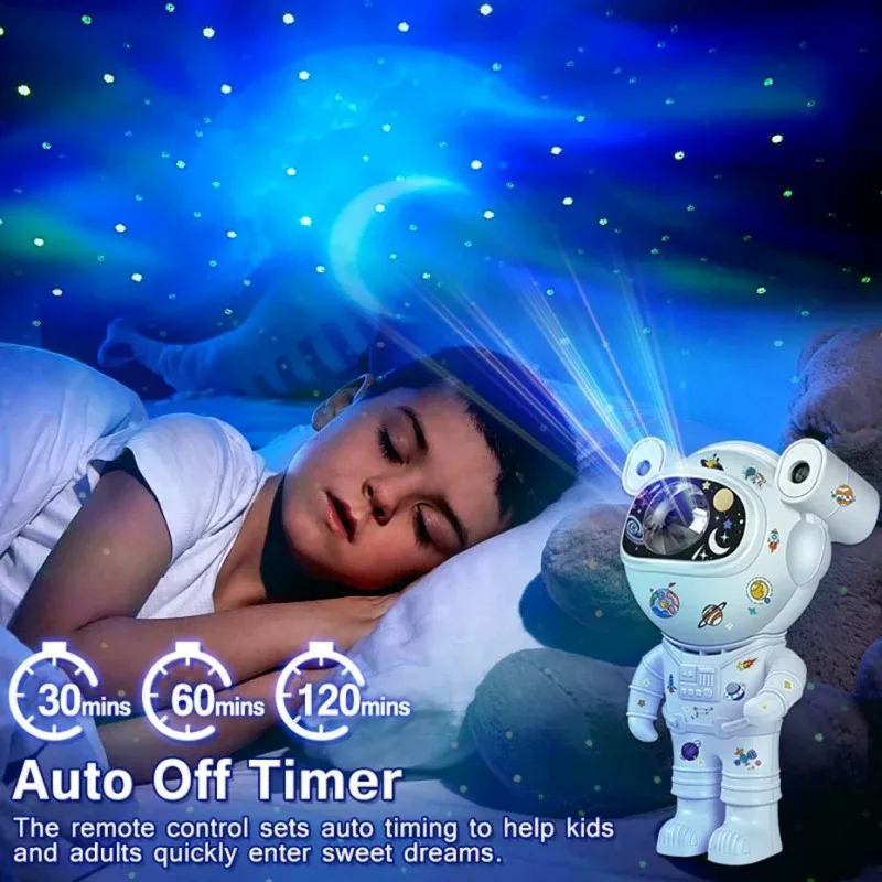 AstronsomGalaxy Star Projector Sticker, DIY, Bluetooth Music Night Light, Sky Nebula Lamp, Cadeau pour enfants, Décoration de chambre