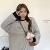 Trendy Korean Sle Women's Long Sve Striped T-irt Loose Base Layer irt Early Spring Outerwear Casual Chic Linen Top