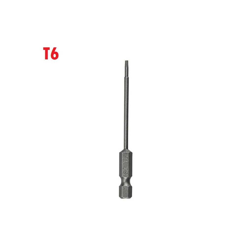 

T6 T7 T8 T9 T10 T15 T20 T25 T27 T30 T40Magnetic Head Torx Screwdriver Bit 75mm Alloy Steel Electric Screwdriver Hand Tools