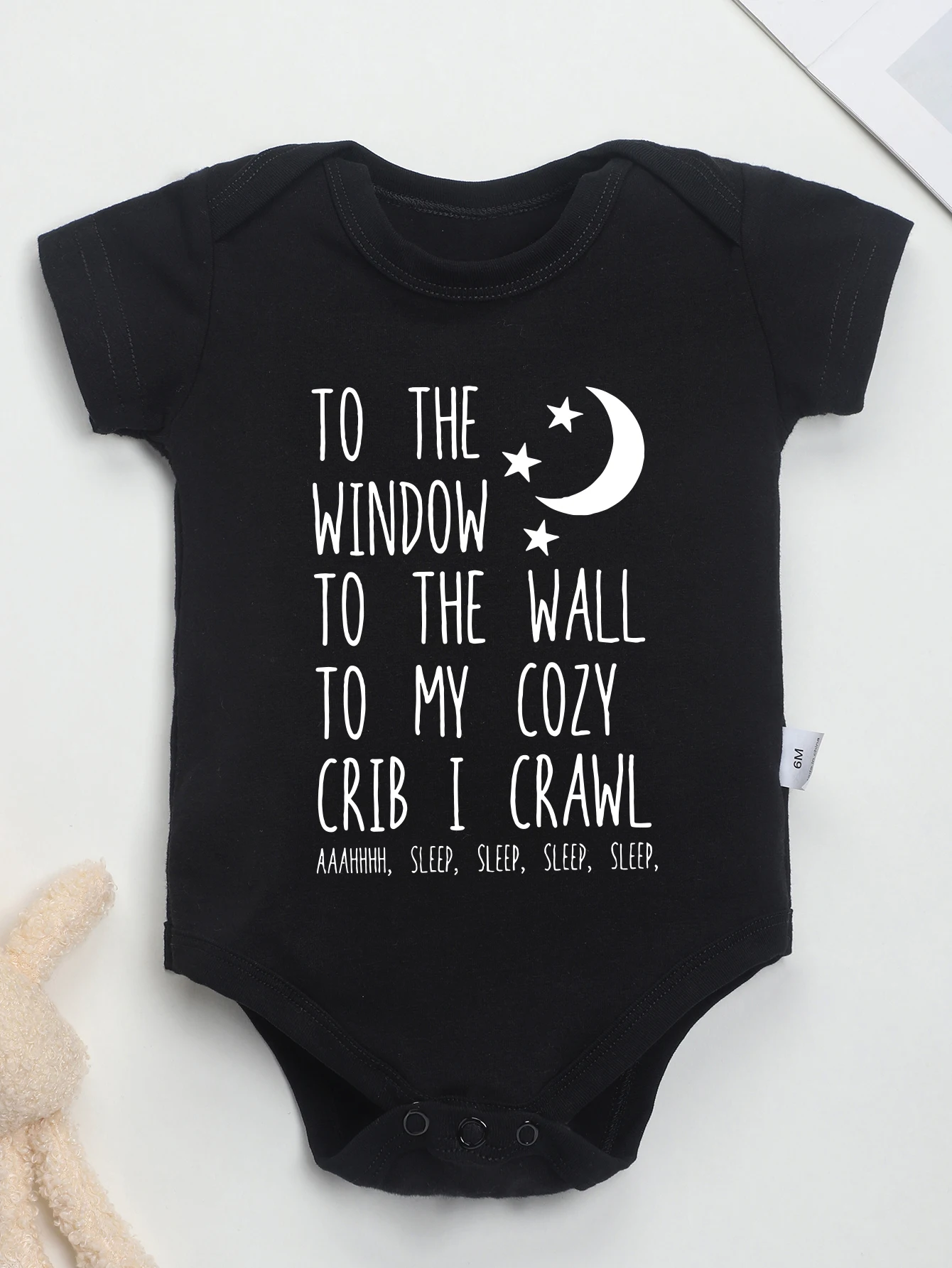 Fashion Aesthetic Newborn Clothes Baby Boy and Girl Onesie Pure Cotton Cozy Home Infant Outfits Pajamas Skin-friendly Cheap baby clothes baby sleepsuit