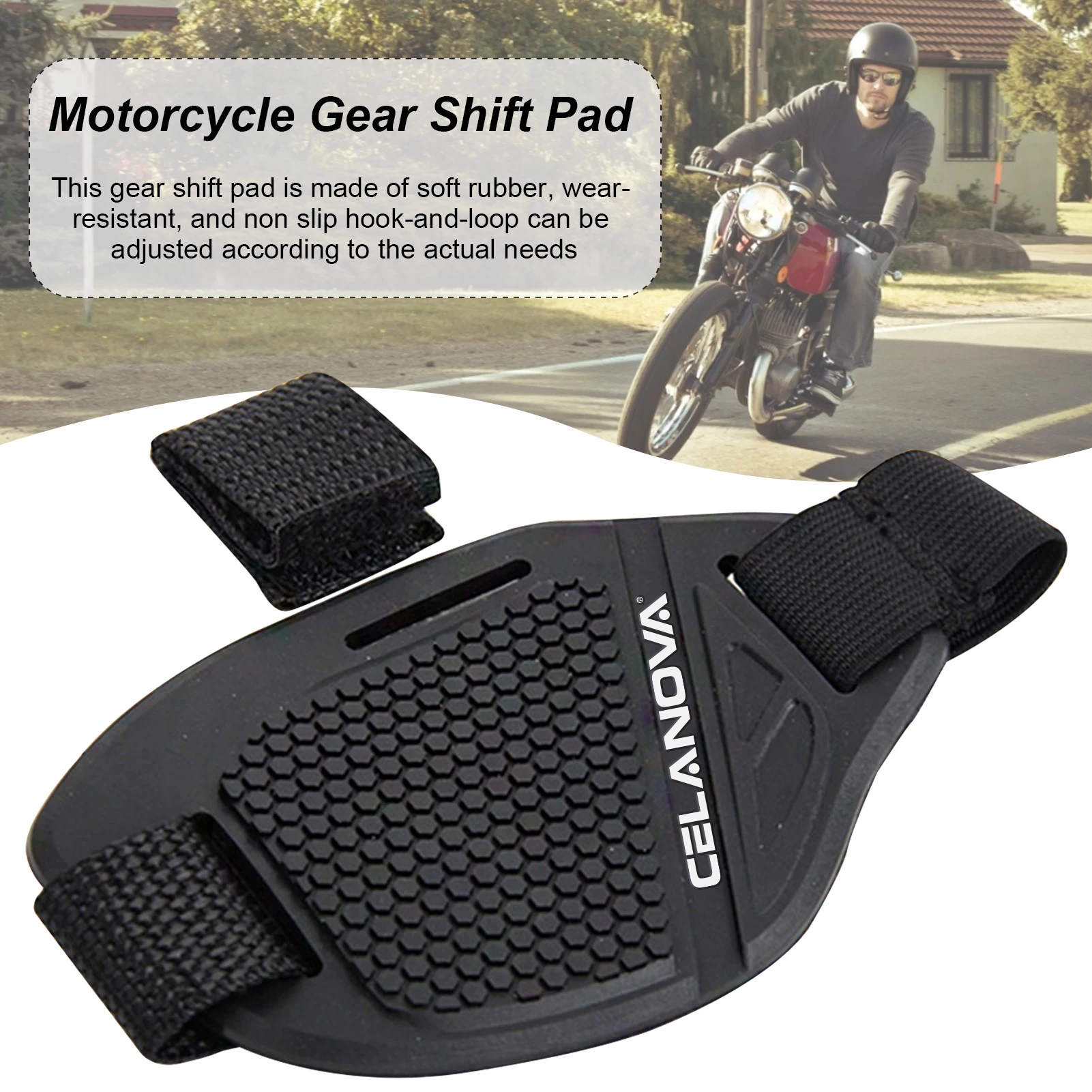 Motorcycle Shift Anti Slip Pad Rubber Boot Protective Cover Pad Shoe Cover Motorcycle Shoe Protection Adjustable Shifter motorcycle shift pad motorcycle shoe cover shoe covers motorcycle gear shifter accessories