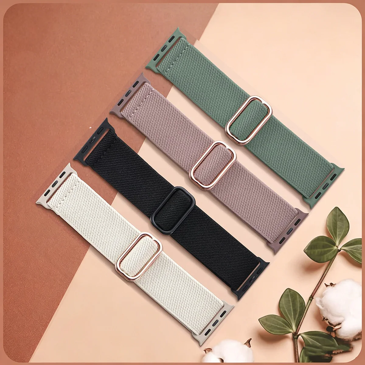 Durable Nylon Loop Sport Band for Smartwatch Wrist Straps
