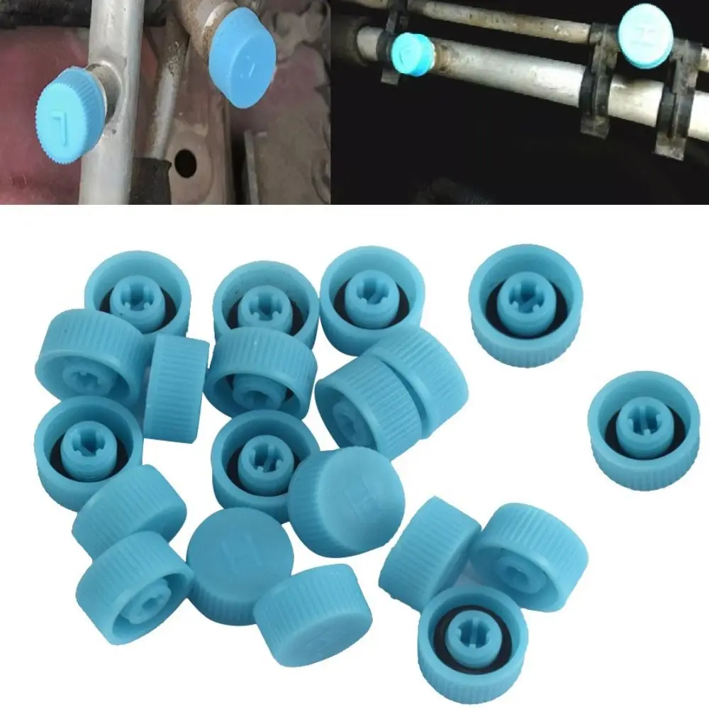 10Pcs/Set M9 M10 Valve Core Caps Car Air Conditioning Dust Cap Service Port Valve
