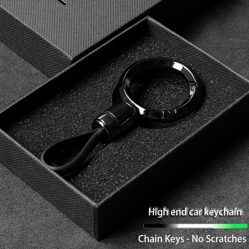 

High end car keychain and high-end pendant suitable for BMW, Mercedes Benz, Audi 2024 new car key suspension rope for men
