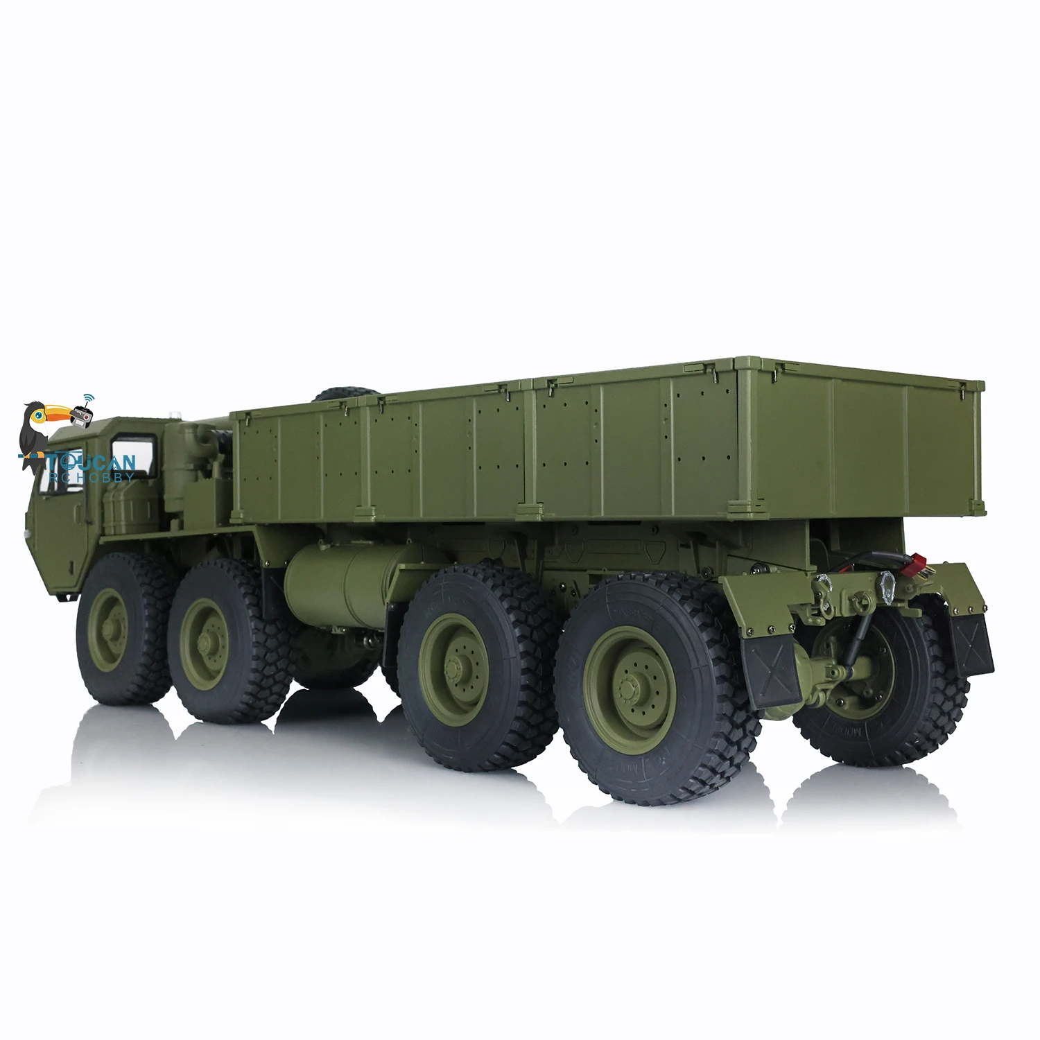 HG P801 1/12 스케일 미국 RC 군용 트럭 모델 8*8 메탈 섀시 2.4G 무선 조종 자동차 라이트 사운드 서보 모터 장난감 선물 TH04720