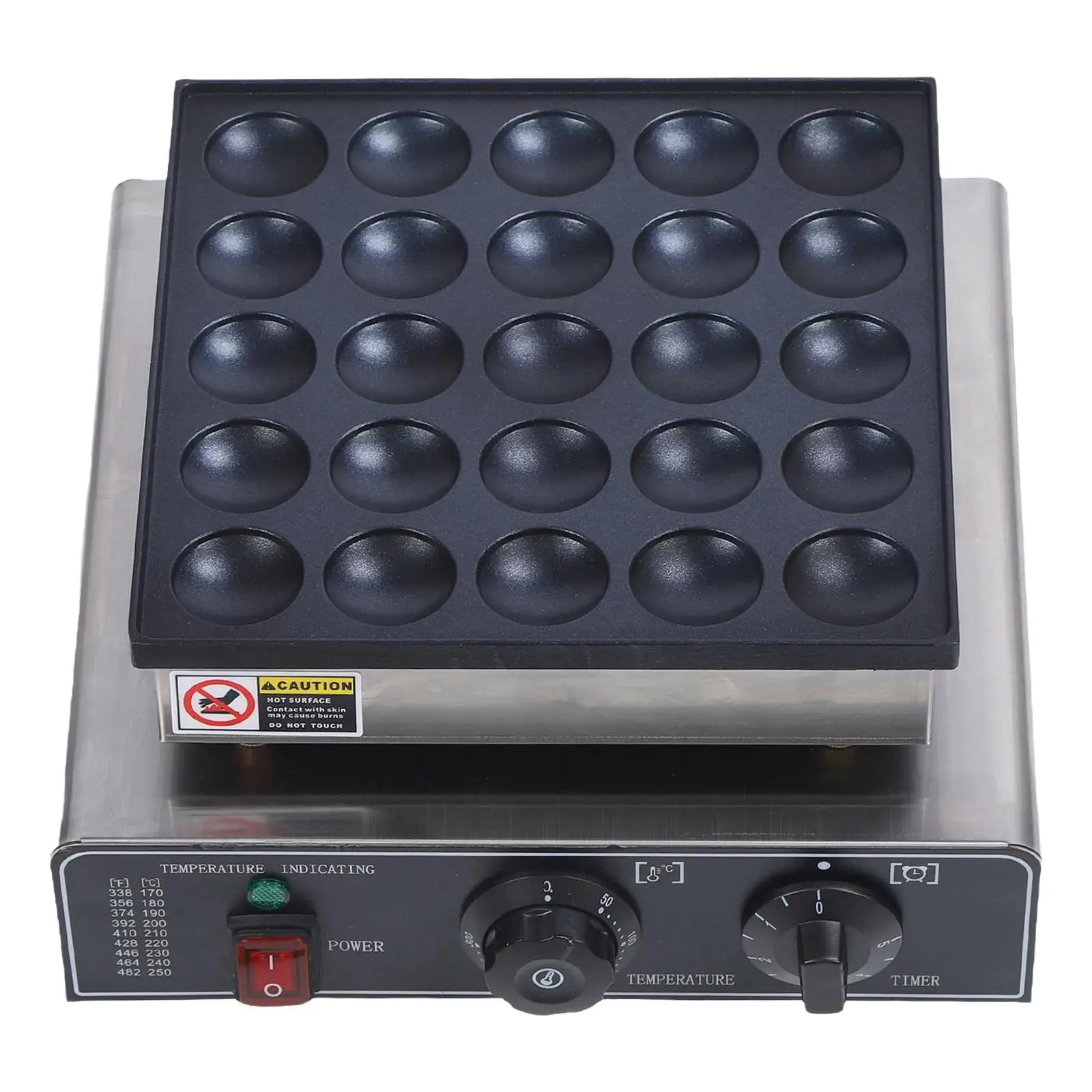 Cupcake Machine Electric Small Waffle Bites Household Non Stick Compact Waffle Maker for Snacks Breakfast Muffins Donut Desserts