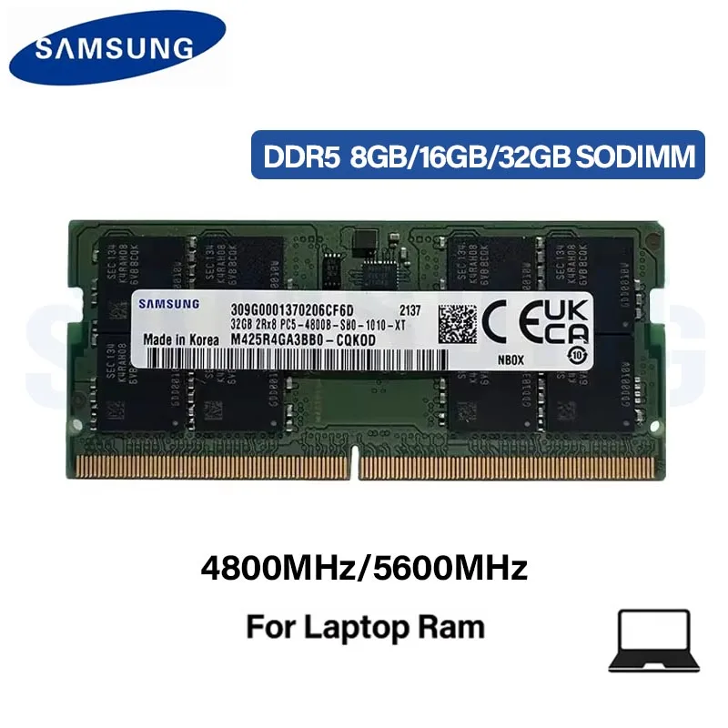 ラップトップメモリスティック,Samsung-DDR5 RAM,dell,lenovo,asus,hp