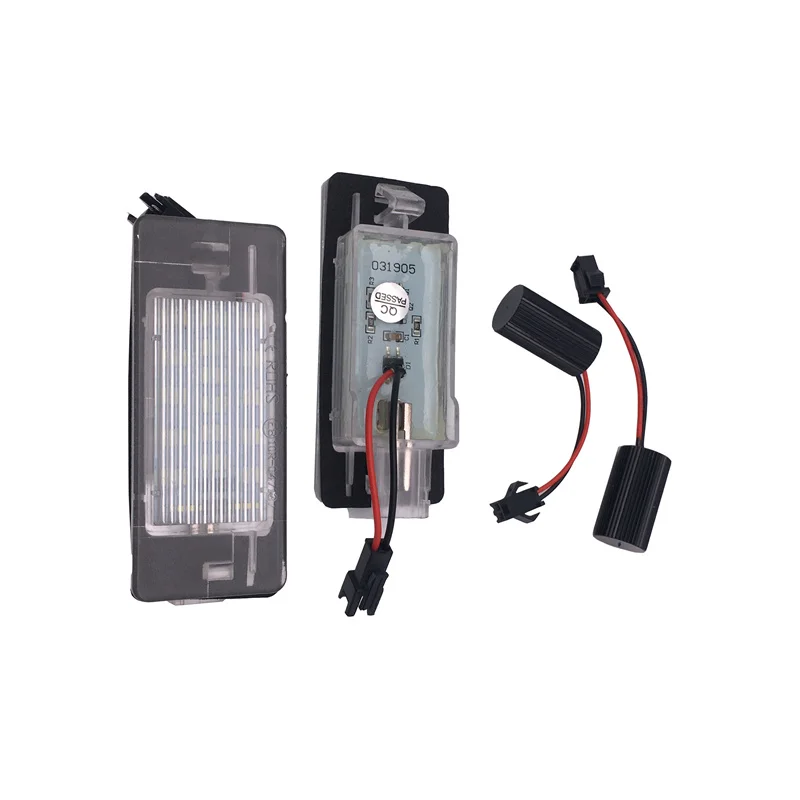 

2pcs White LED License Number Plate Light For Opel Vectra C Estate 2002 2003 2004 2005 2006 2007 2008