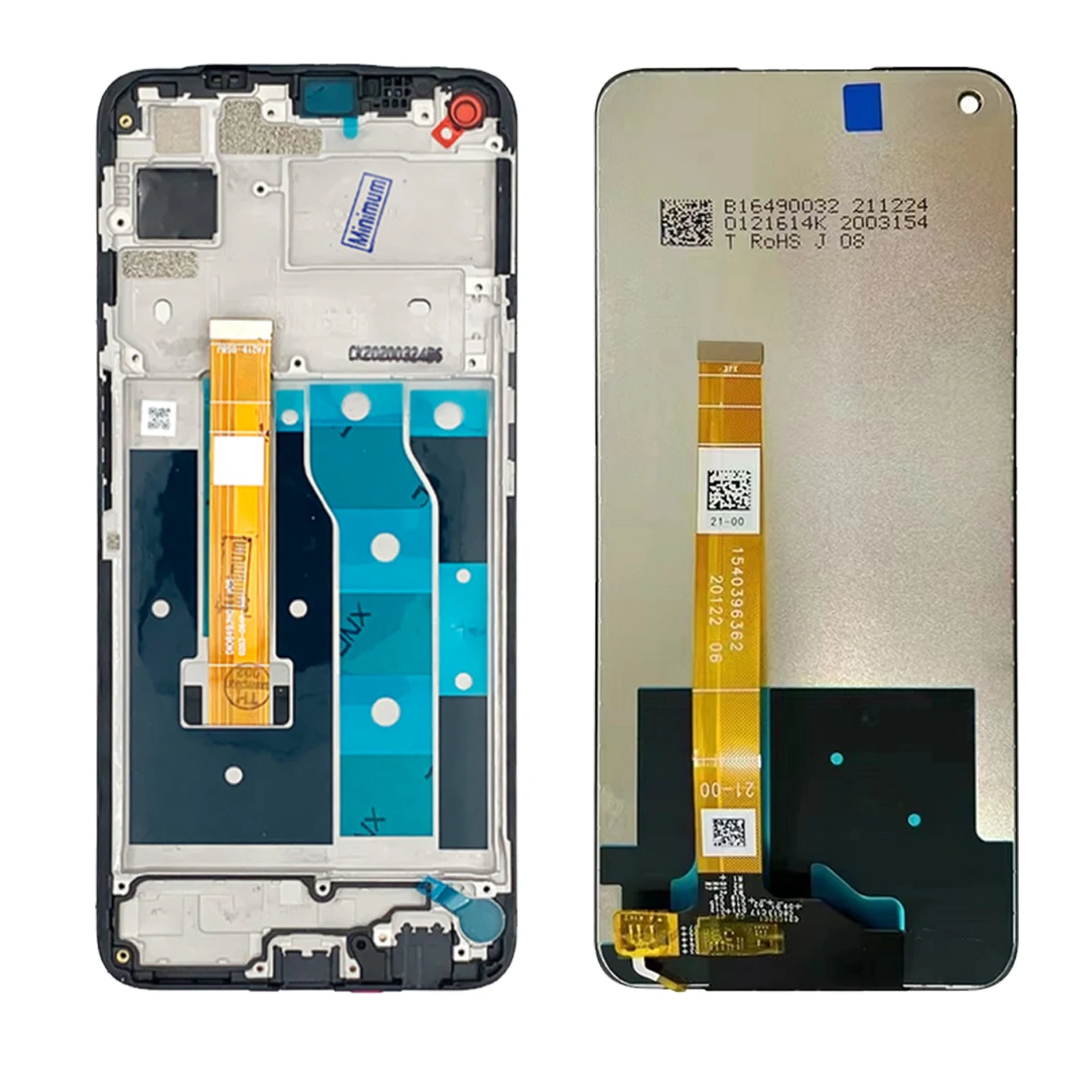 Oppo Realme 6 RMX2001 realme 7 RMX2155 LCD ÷ ġ ũ Ÿ  ü  5PCS  LCD ÷