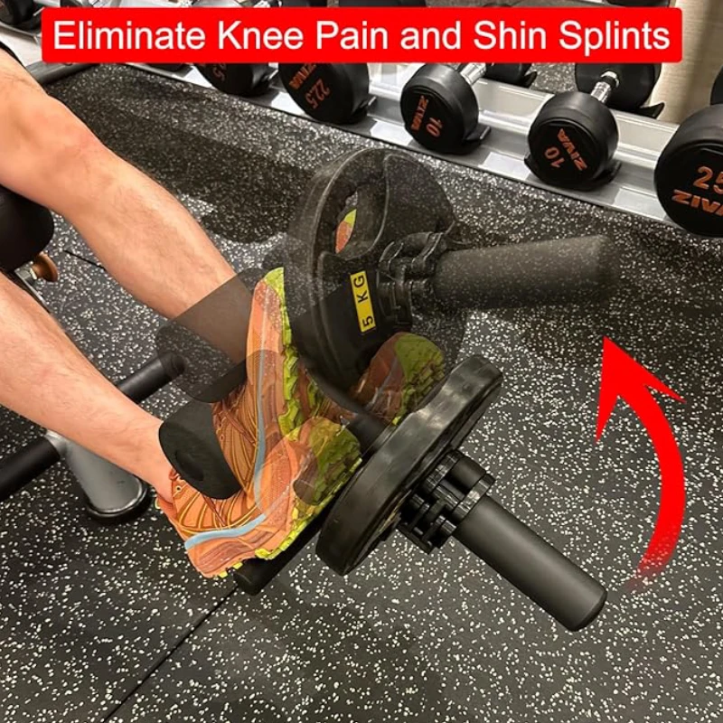 Tib Bar Tibialis Trainer, Topfinder Allenatore Tibiale Stinco Regolabile Macchina per Sollevamento Polpacci Allenamento Forza delle Caviglie Gambe