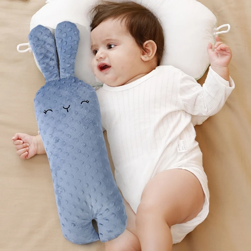 Newborns Cuddly Pillow Infant Side Sleep Cushion Breathable Comforting Pacify Soothing Toy for Restful Sleep 2