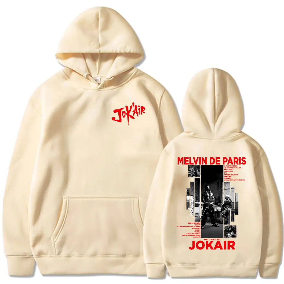 Sweats à Capuche Graphiques De Couverture D'album De Musique Pour Hommes - Q06458 Black Blanc