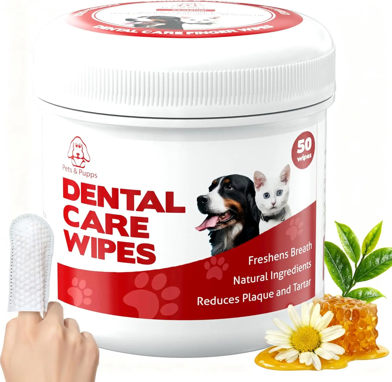 Pet Dental Cleaning Wipes 1