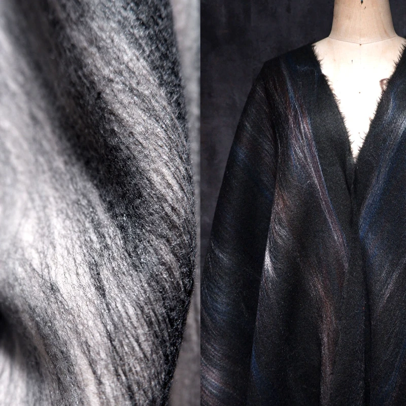 양모 직물 혼방 코트, 두꺼운 가을 겨울 디자이너, 도매 의류, DIY 바느질 울 폴리에스테르 소재 