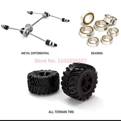 New MJX Hyper Go 20208 Remote Control Car 39km/H Brushless High Speed Rc Car Off-Road 4x4 Truck 1/20 Rtr Car Toys For Rc Gift 5