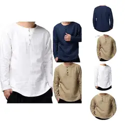 T shirt à col rond pour homme, haut décontracté, printemps 