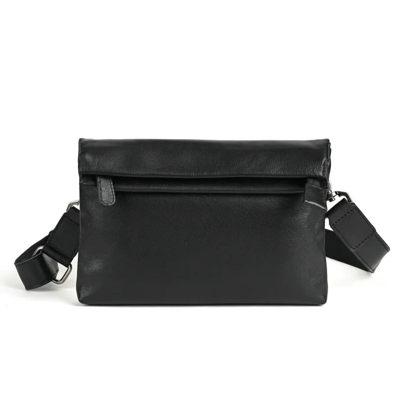 Men's Leather Crossbody Shoulder Bag for Phone and Accessories