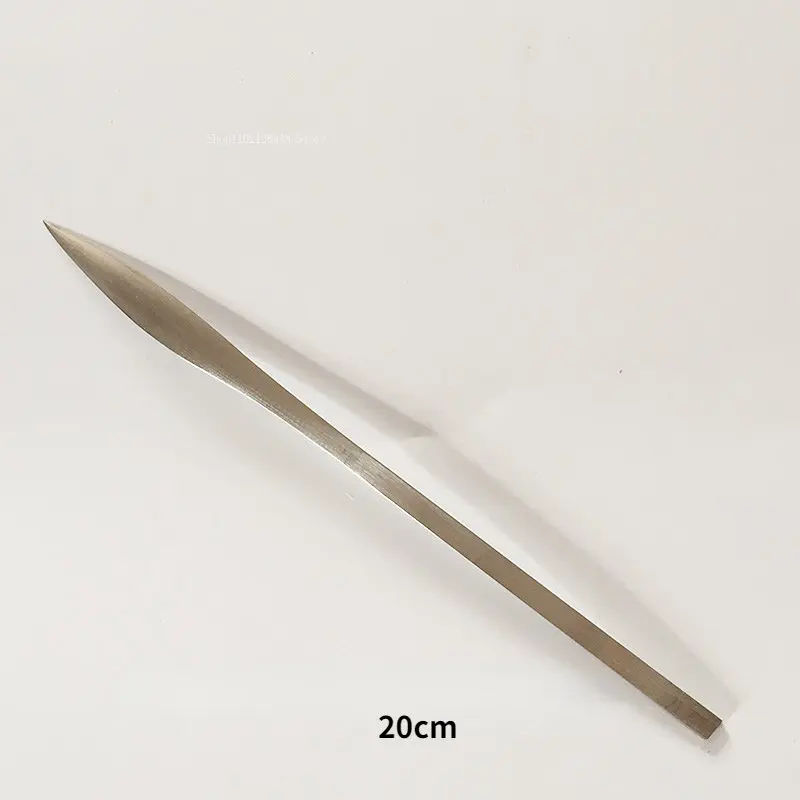 Pottery Purple Sand Tool Teapot Making Tool Stainless Steel Bitterling Knife DIY Mud Strip Incision Knife Opening