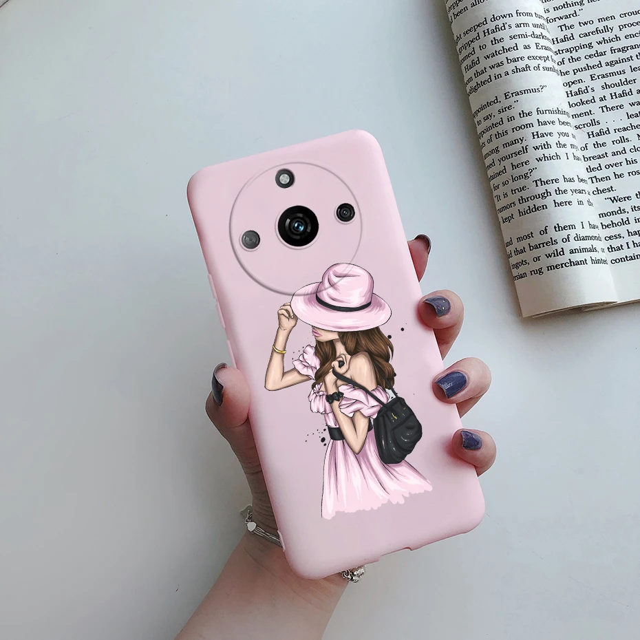 Stylish Pretty Girl Soft TPU Phone Case - Realme 11 Pro+ Collection