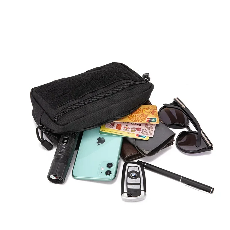 Tactical Molle EDC Pouch First Aid Kit Pouch Cell Phone Pouch Holder Waist Pack Emergency EMT Utility Tool Pouches Hunting Bags 3