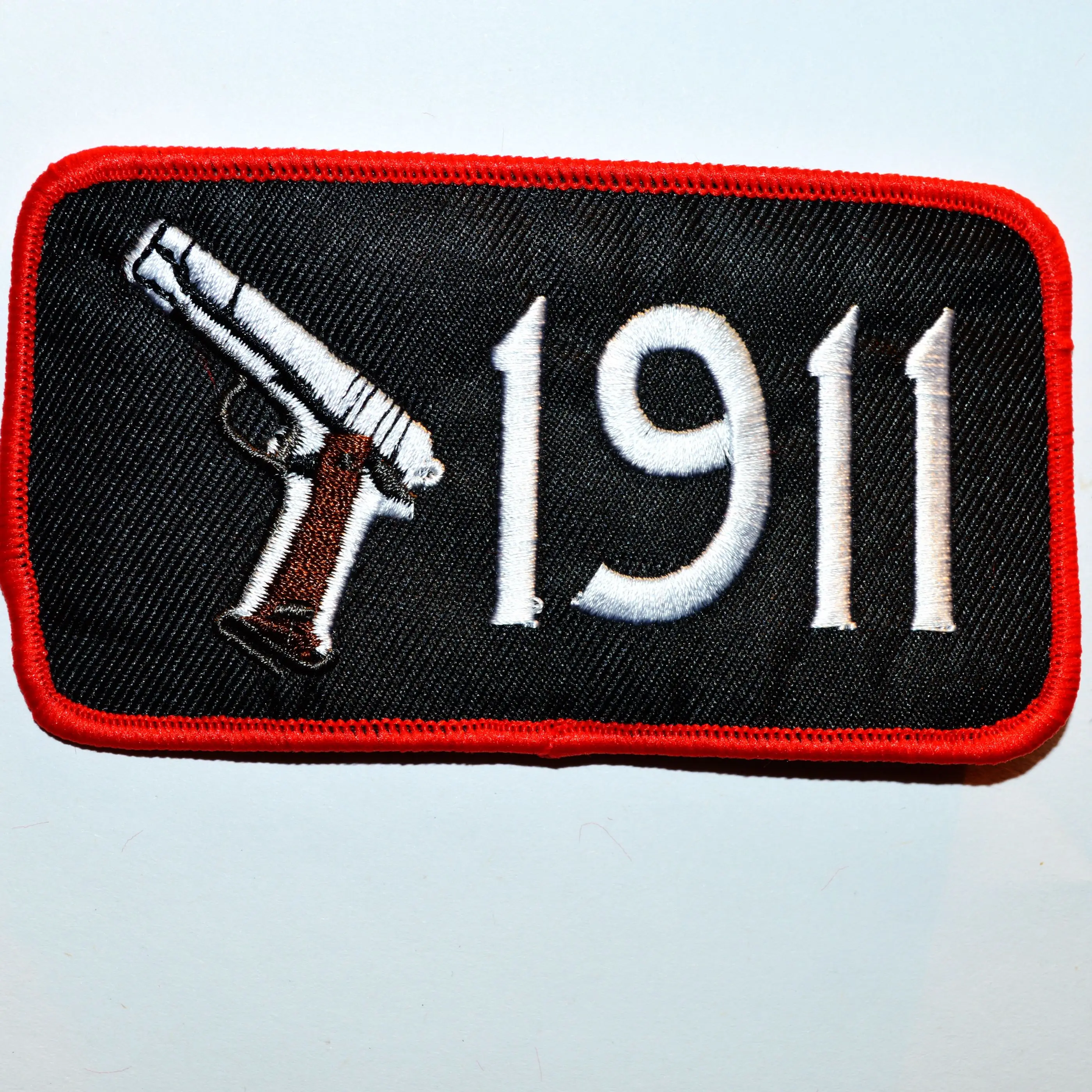 New ! 1911 Pistol Patch Gun Emblem 2nd Amendment Semiautomatic