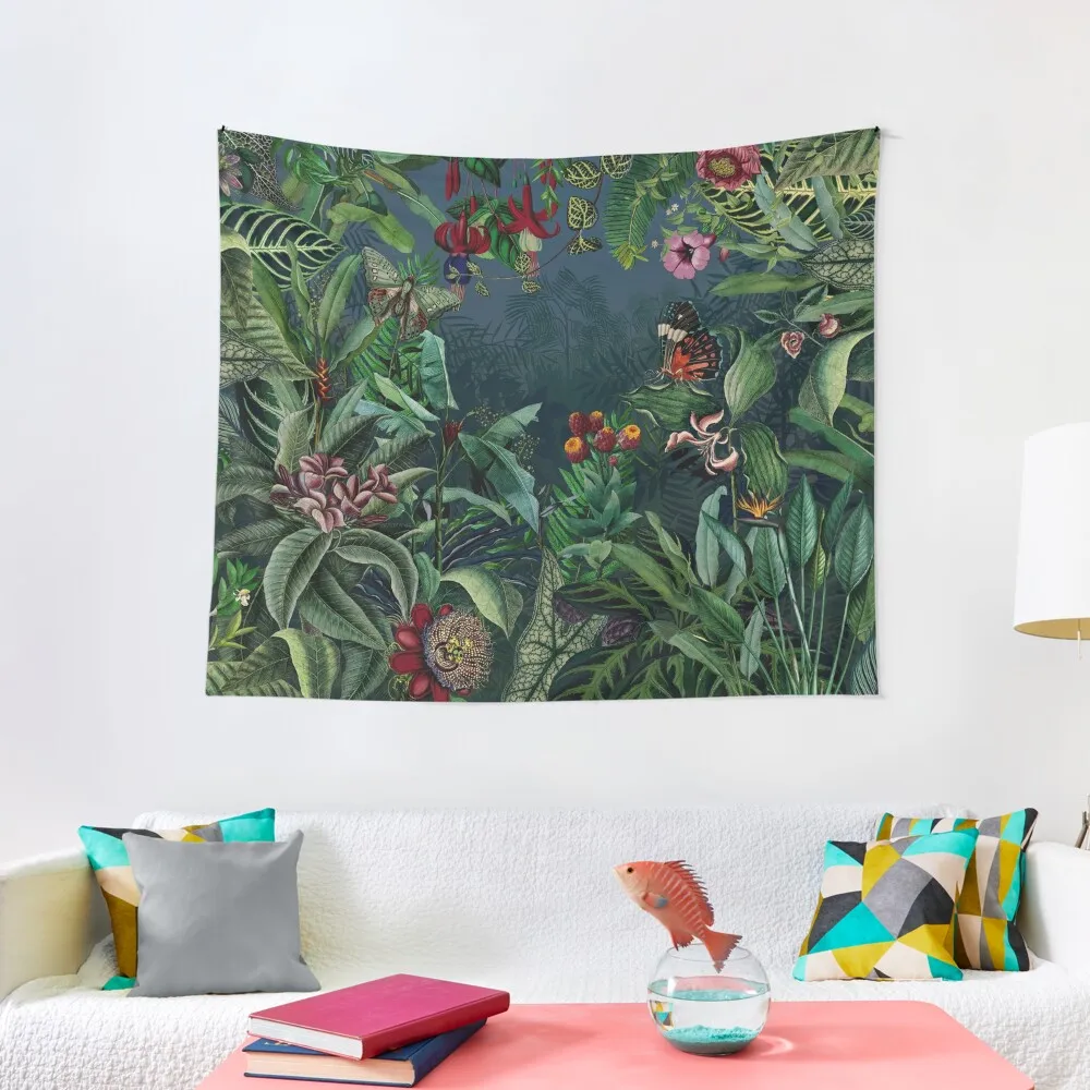 

Midnight Rainforest I Tapestry Bedroom Decoration Home Decor Aesthetic Tapestry