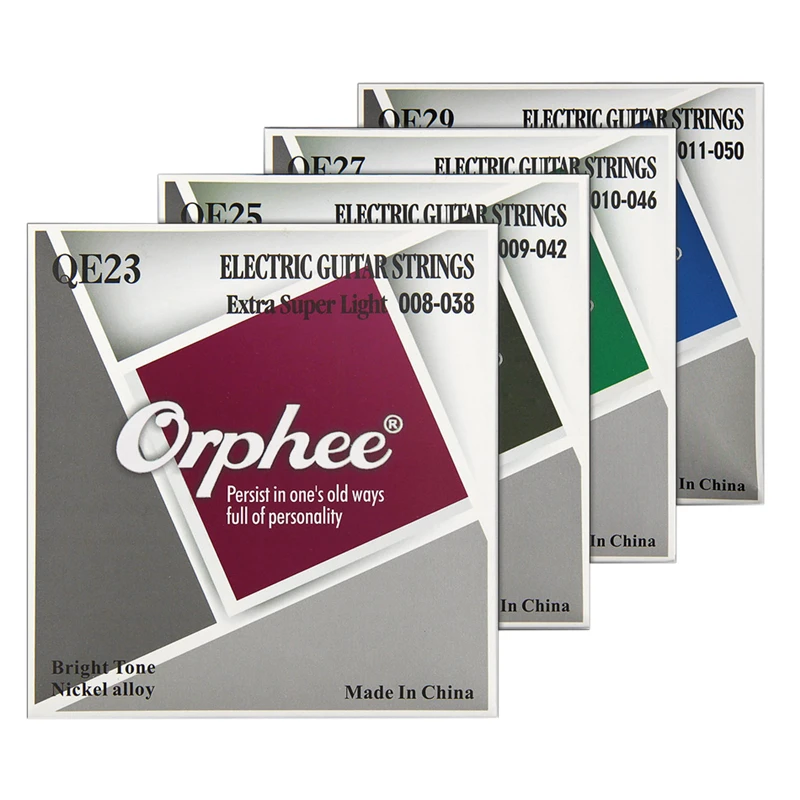 Orphee Qe23 008038 Electric Guitar Strings Hexagonal Nickel Alloy
