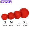 HOOPET Dog Toy Rubber Ball Bite-resistant Ball Toy for Dogs Puppy Teddy Pitbull Red Color Solid Ball S-XL Pet Supplies