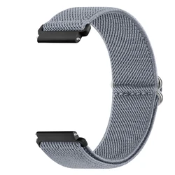 Elastic Nylon Sport Strap, 20mm/22mm - Versatile and Comfortable Band for Smartwatches (Denim Blue)