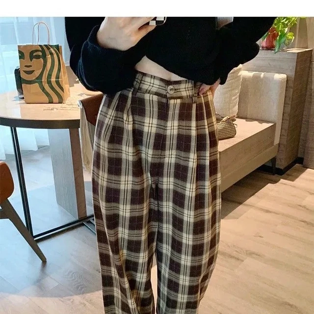 Details 82+ plaid brown pants womens super hot in.eteachers