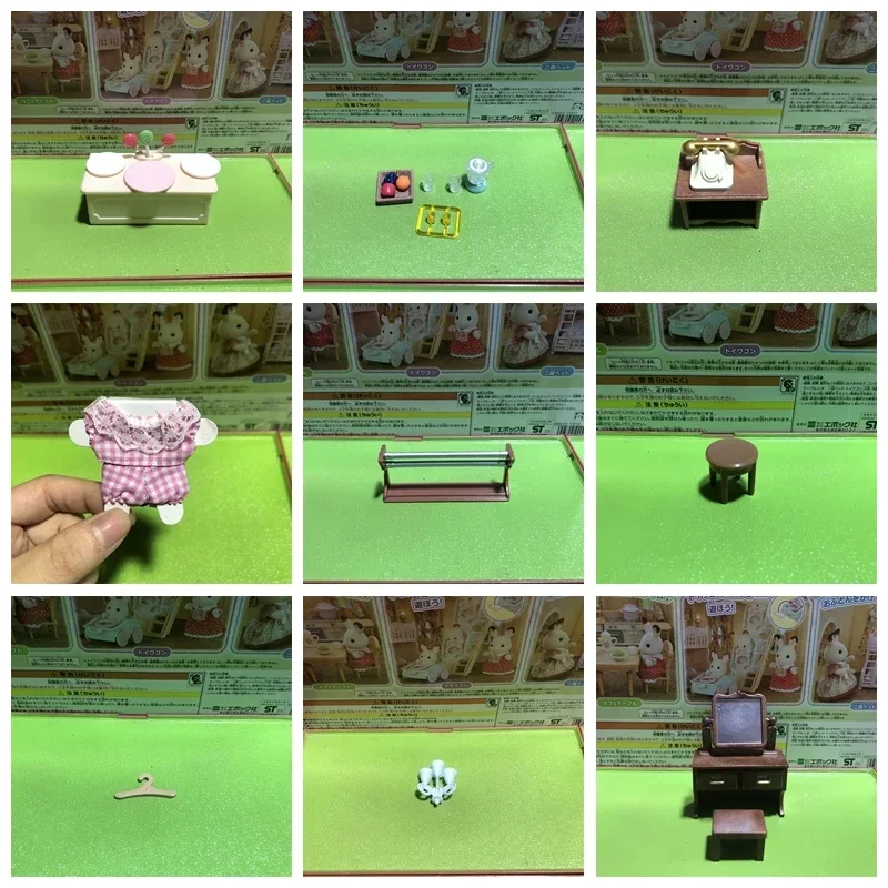 Genuine Japanese  Authentic bulk goods play house toy doll animal mini ornament  Defective and broken skin109