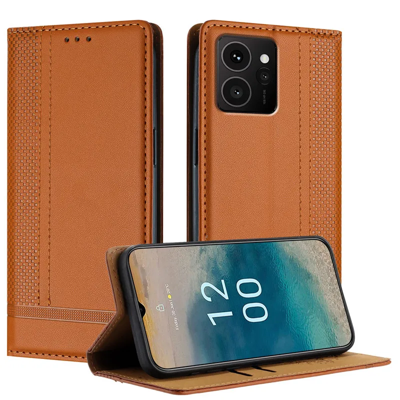 Leather Flip Wallet Case | Stylish Protective Phone Cover with Secure Closure