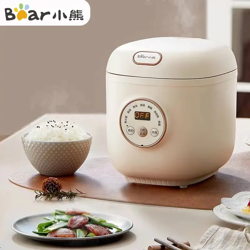 Bear 1.2L Mini Rice Cooker 300W Household Fast Cooking Soup Rice Pot 220V  Multifunction Electrict Rice Cooker for 1-2 People - AliExpress