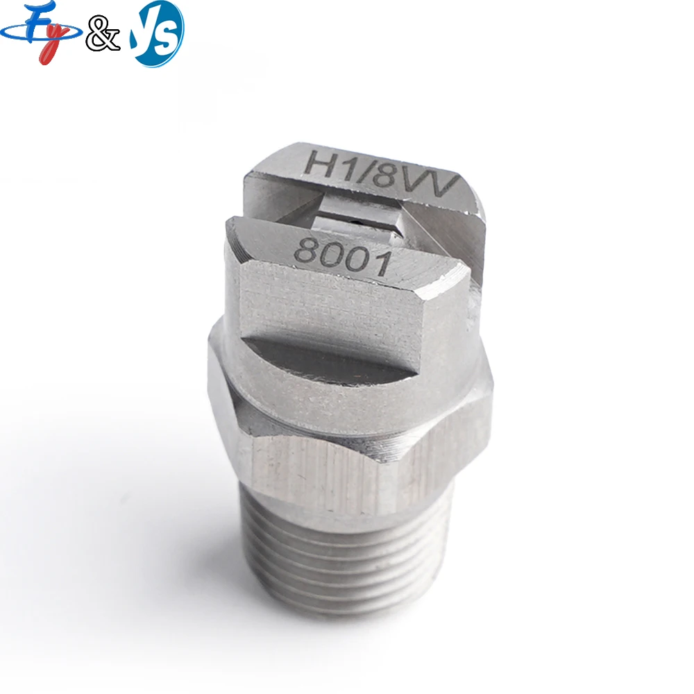 1/8 "1/4" hvv/hu ss304 Flachlüfter-Sprüh düse, Stauben tfernungs düsen wäsche, industrielle Fabrik reinigung