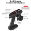 Remote Control Car, 2.4GHz 1:14 Scale 4WD Off Road Rock Crawler Vehicle, All Terrain Electric Toy Car for Kids Teens Adults 2