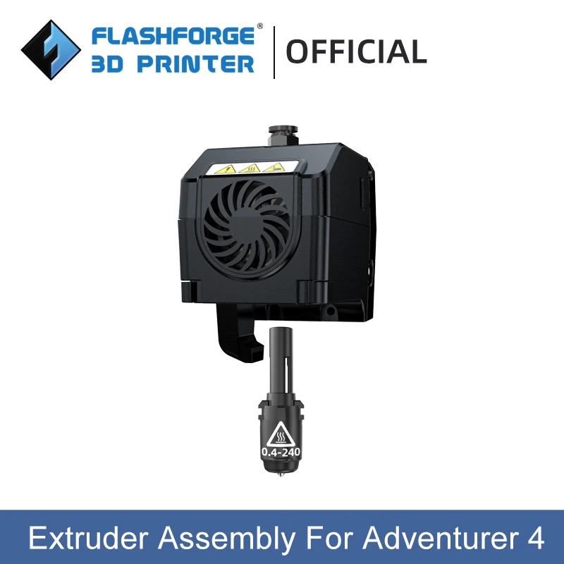 Standard Extruder Assembly for Flashforge Adventurer 4 3D Printer with 0.4mm Nozzle Maximum Temperature 240℃ free customs tax 8 zones reflow oven yx830 with high accuracy reflow oven machine for pcb assembly line