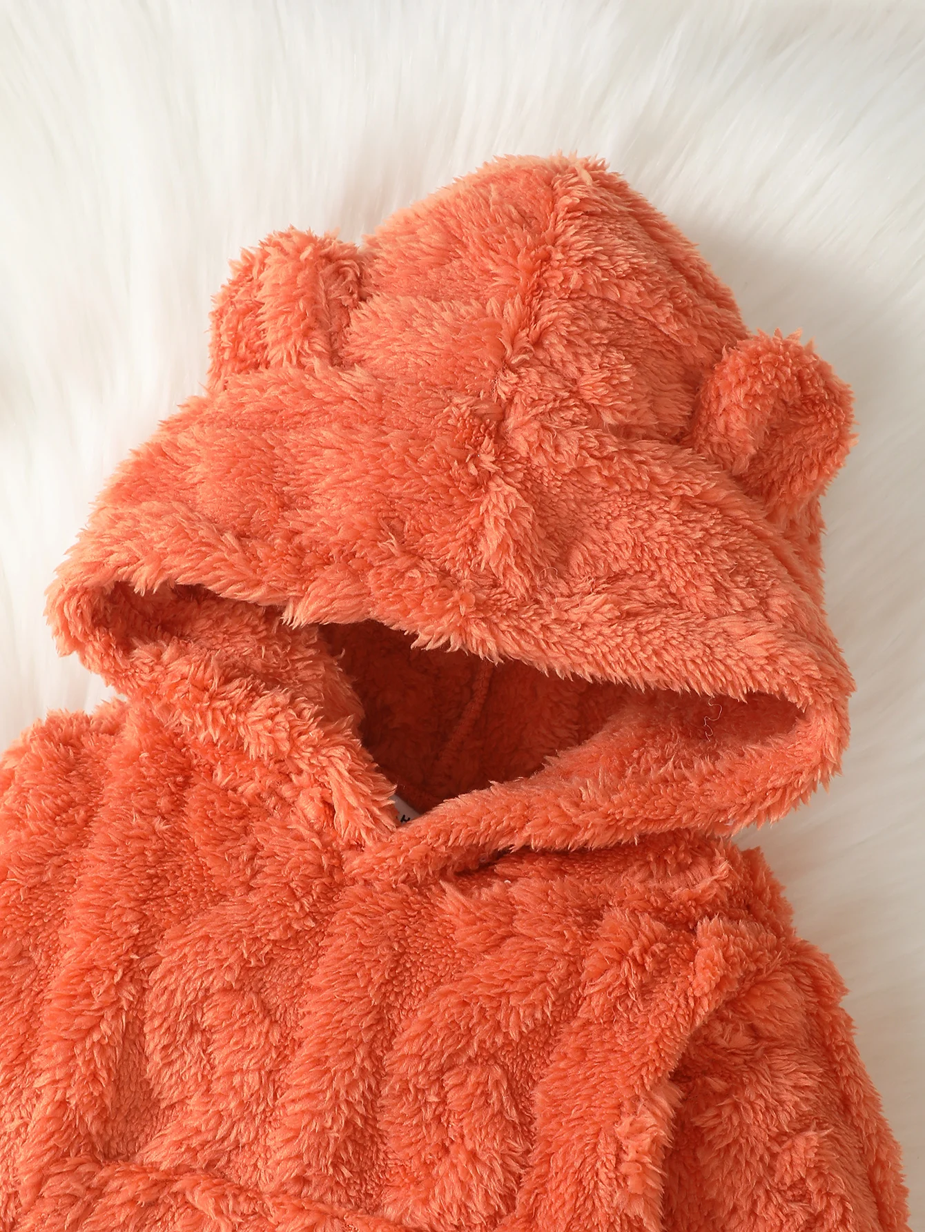Baby Bear Ear Hoodie & Pants Set 4